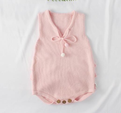 Baby & Kids Apparel "Pretty in Knit" Baby Romper -The Palm Beach Baby