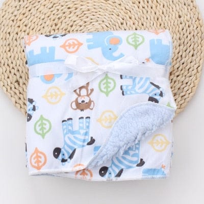 Baby Blanket Swaddles huangshizi Cute Patterned Ultra-Soft Fleece Blanket -The Palm Beach Baby