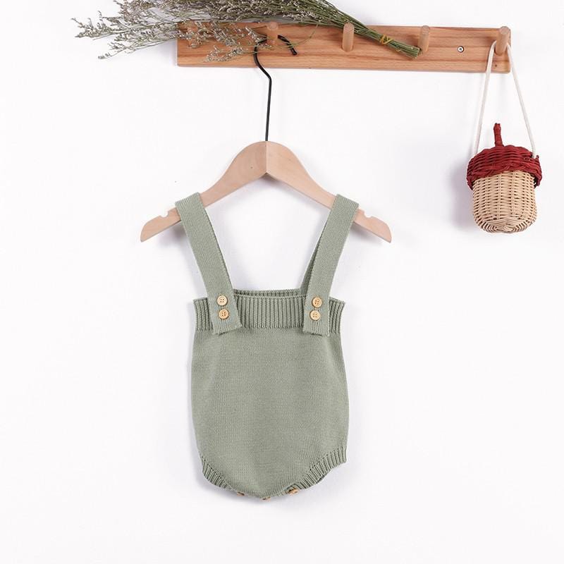 kids and babies clothing 2 Picture / China / 3-6M 66 "Farren" Autumn Knit Romper Overalls -The Palm Beach Baby