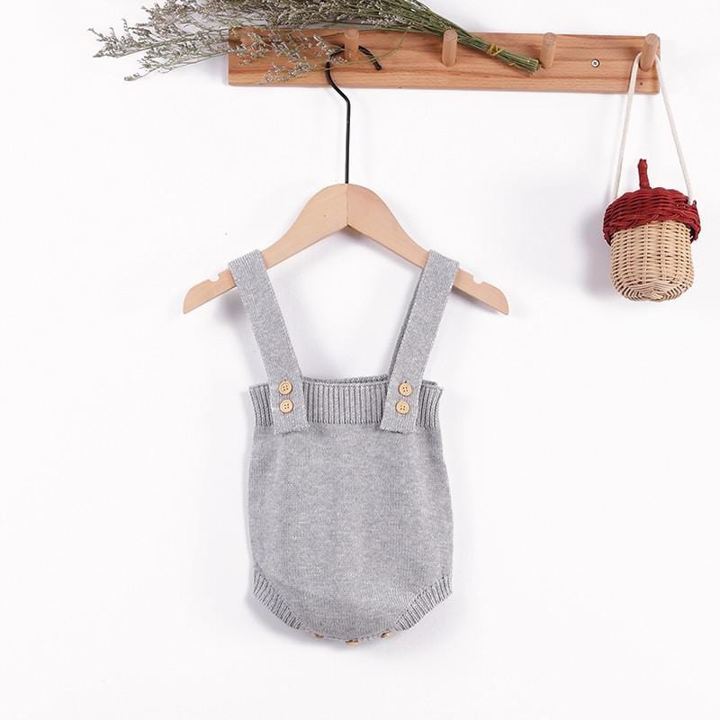 kids and babies clothing Picture 1 / China / 3-6M 66 "Farren" Autumn Knit Romper Overalls -The Palm Beach Baby