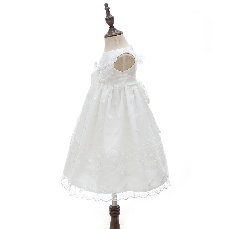 Baby & Kids Apparel "Christina-Marie" Lace Gown With Bonnet -The Palm Beach Baby