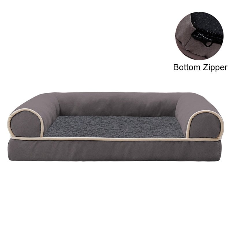 pet bed A dark grey / S 40X30X9cm / United States DIVA Pet Ultra-Soft Pet Sofa -The Palm Beach Baby