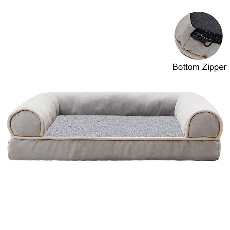 pet bed B light grey / S 40X30X9cm / United States DIVA Pet Ultra-Soft Pet Sofa -The Palm Beach Baby