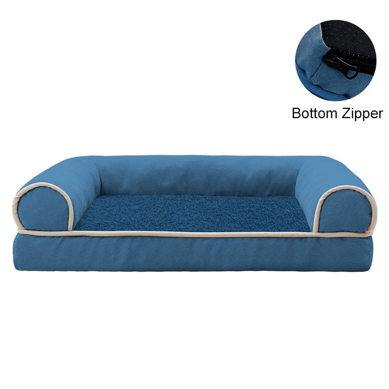 pet bed G blue / S 40X30X9cm / United States DIVA Pet Ultra-Soft Pet Sofa -The Palm Beach Baby