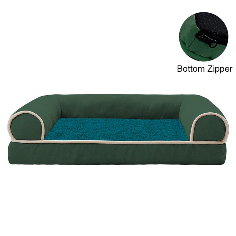 pet bed I  green / S 40X30X9cm / United States DIVA Pet Ultra-Soft Pet Sofa -The Palm Beach Baby
