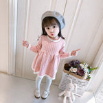 babies and kids clothes "Addison" Winter-Knit Dress -The Palm Beach Baby