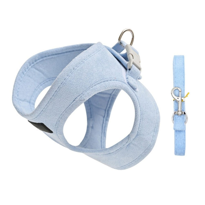 pet harness Blue / S / United States Adjustable Padded Pet Harness -The Palm Beach Baby