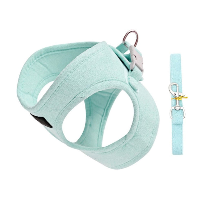 pet harness Light green / S / United States Adjustable Padded Pet Harness -The Palm Beach Baby