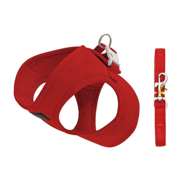 pet harness Red / S / United States Adjustable Padded Pet Harness -The Palm Beach Baby