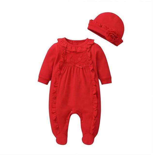 Baby & Kids Apparel The "Trinity" 2 PC Sweet Romper Set -The Palm Beach Baby