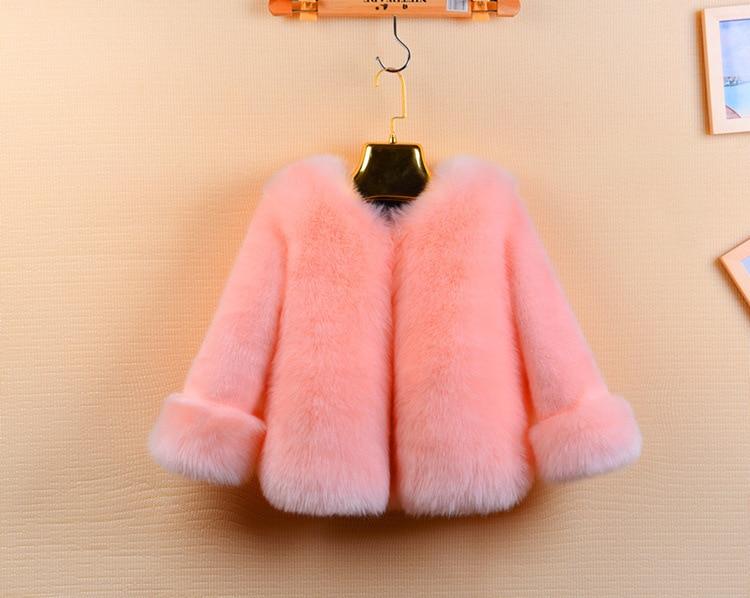 Little Girls Winter Faux Fur Coat - The Palm Beach Baby