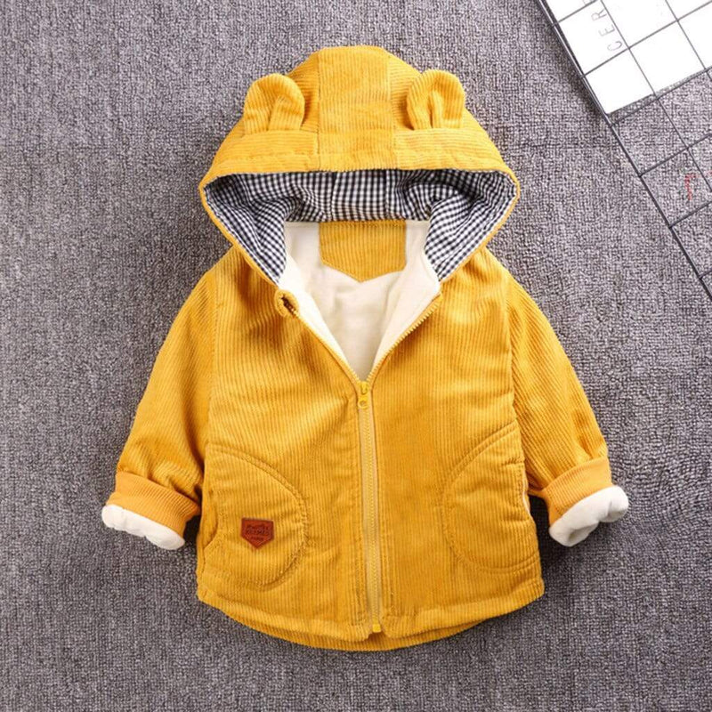 Toddlers Lined Hooded  Coat - The Palm Beach Baby