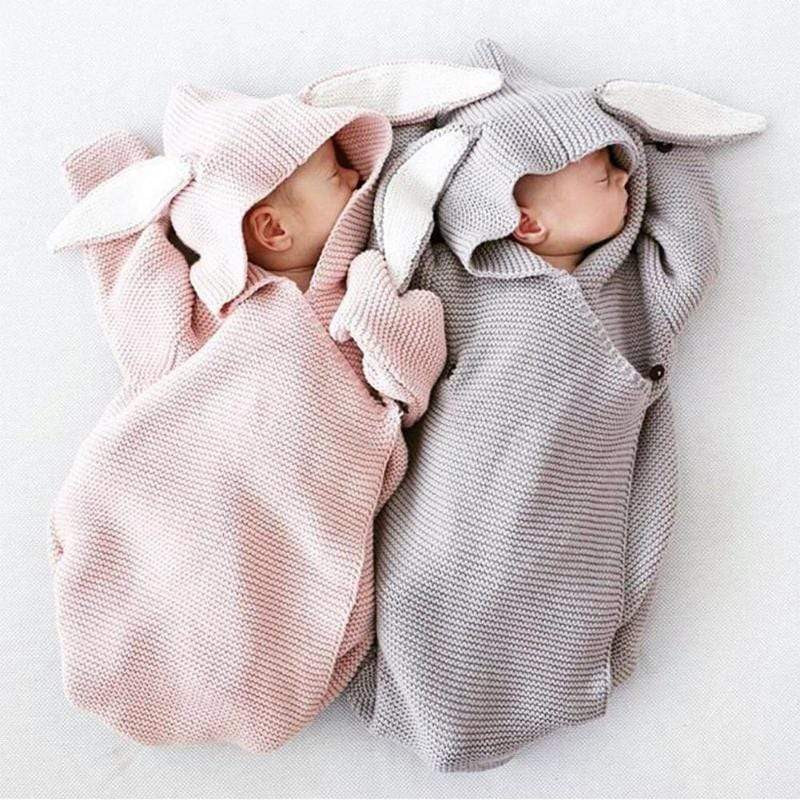 Infants Bunny-Eared Swaddling Wrap - The Palm Beach Baby