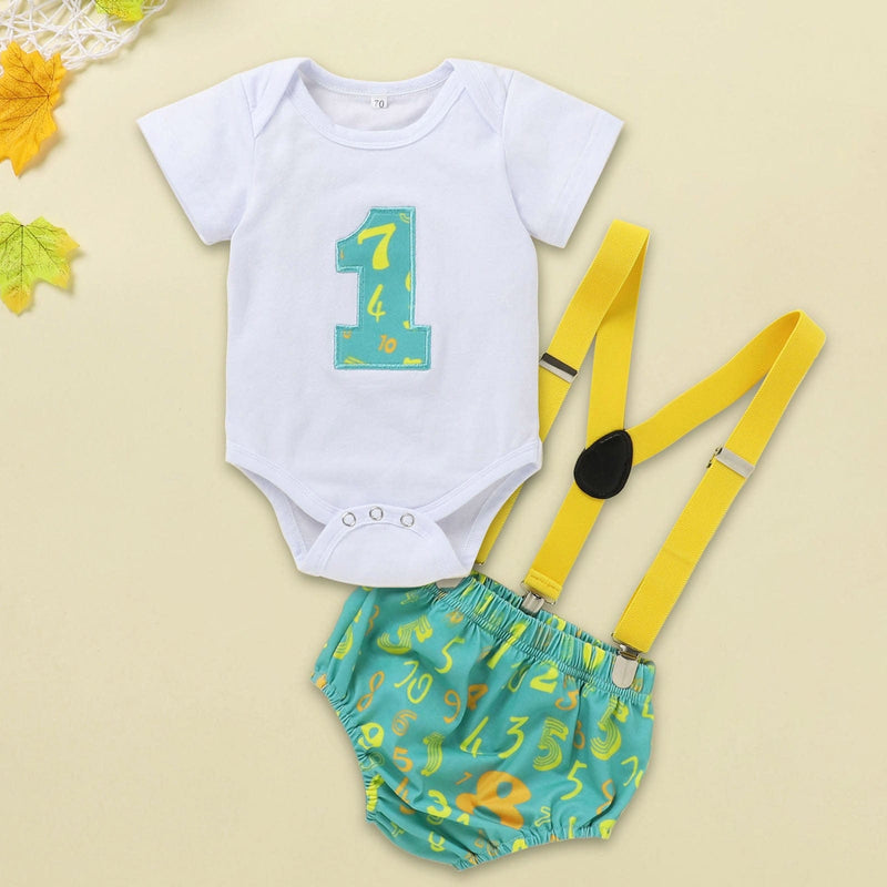 Baby & Kids Accessories Fun Print Boy's First Birthday Outfit -The Palm Beach Baby