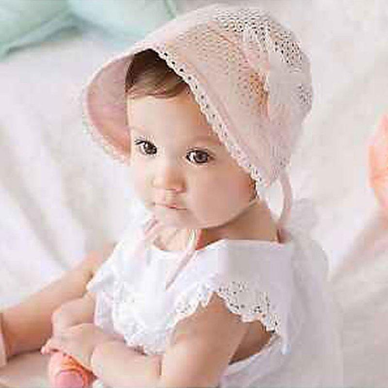 Lace Baby "Dorinda" Bonnet (2 Colors) - The Palm Beach Baby