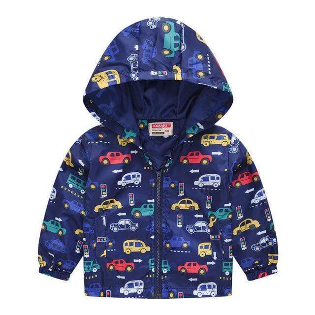 "Little Rainbow" Hooded Light-Weight Windbreaker - The Palm Beach Baby