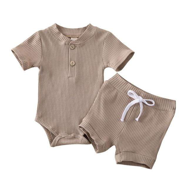 Baby's Knit  2 PC Shorts Set (3 Colors) - The Palm Beach Baby