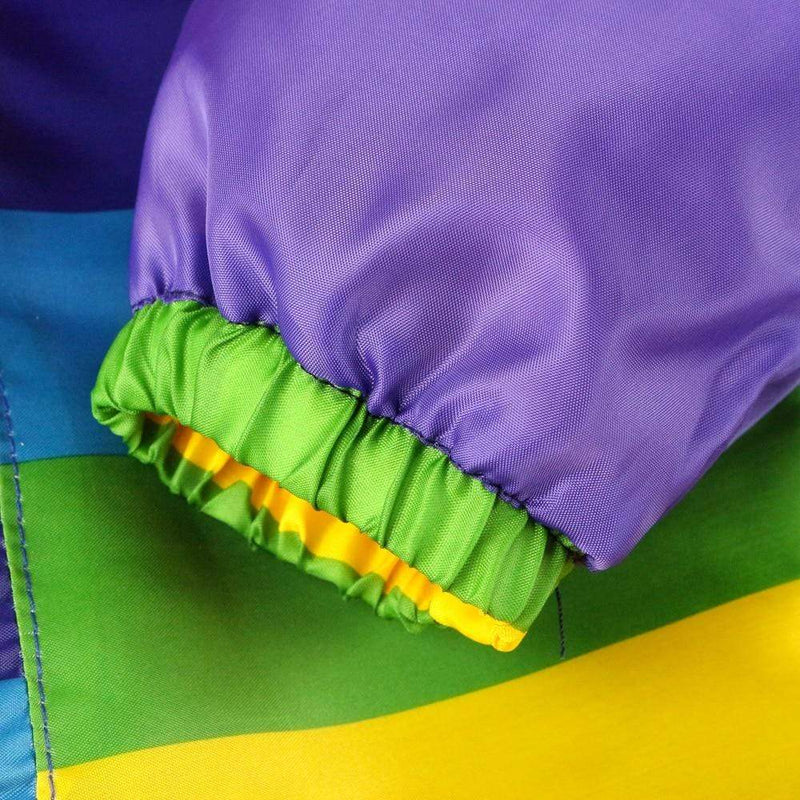 "Little Rainbow" Hooded Light-Weight Windbreaker - The Palm Beach Baby