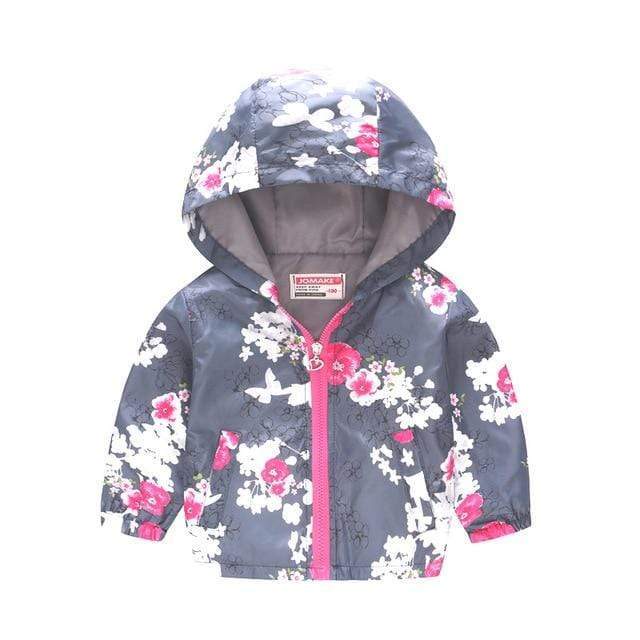 "Little Rainbow" Hooded Light-Weight Windbreaker - The Palm Beach Baby