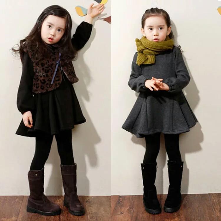 Trendy "Amy" Fall Dress - The Palm Beach Baby