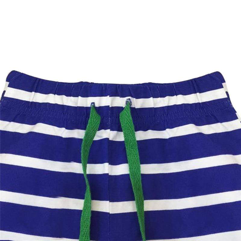 "a day at the beach" 2 pc themed shorts set