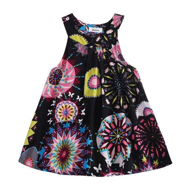 "Summer Cute" Retro Print Casual Dress - The Palm Beach Baby
