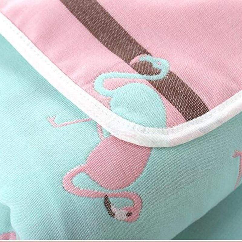 6-Layered Thick Swaddle-Blanket (6 Designs) - The Palm Beach Baby