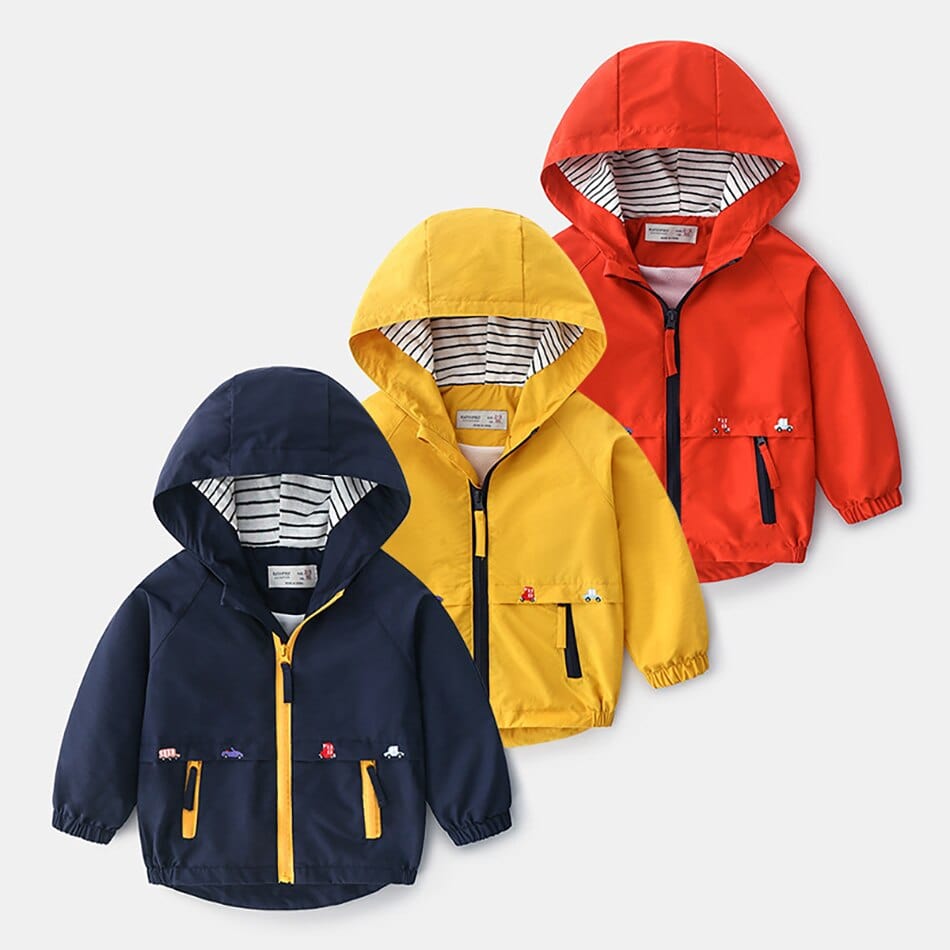 kids and babies Children's Winter Fleece  Hooded Jacket -The Palm Beach Baby