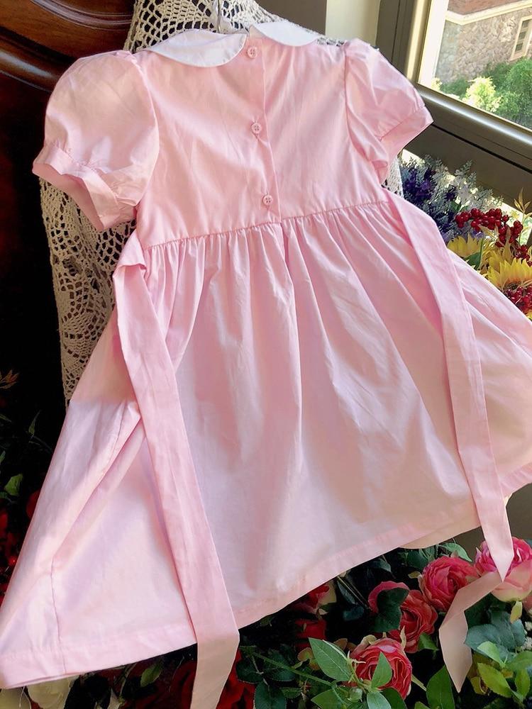 "Lilliana" Elegant Smocked Dress - The Palm Beach Baby