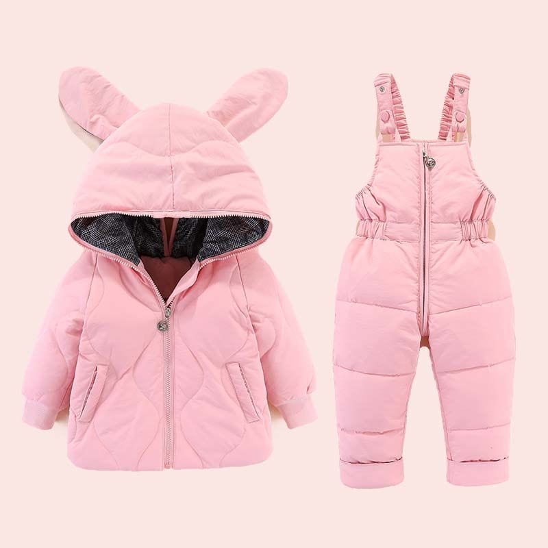 kids and babies 2 PC Set Winter Down Snowsuit -The Palm Beach Baby