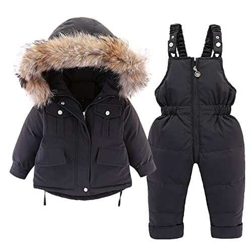 kids and babies 2 PC Set Winter Down Snowsuit -The Palm Beach Baby