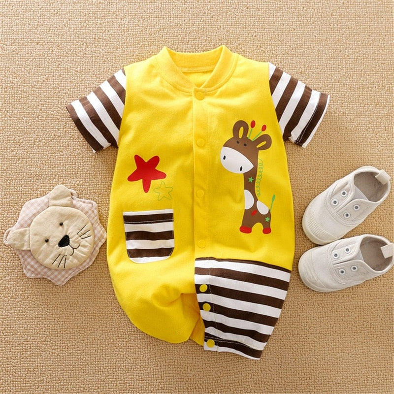 kids and babies F / 0-3M Adorable Babies Fun-Themed Romper -The Palm Beach Baby