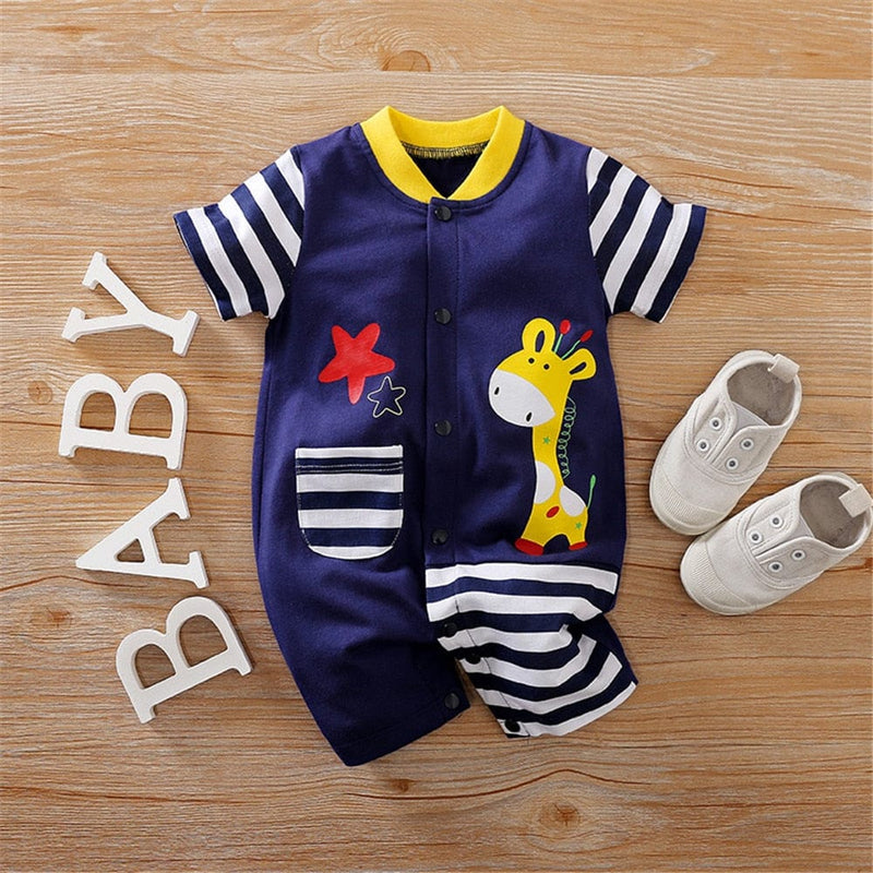 kids and babies G / 0-3M Adorable Babies Fun-Themed Romper -The Palm Beach Baby