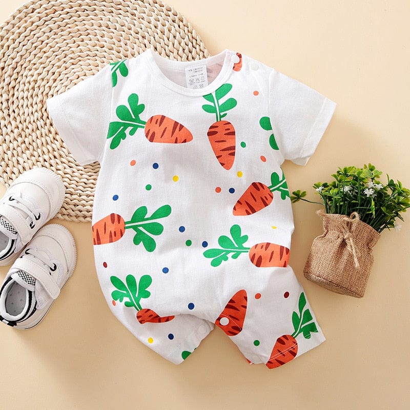 kids and babies K / 0-3M Adorable Babies Fun-Themed Romper -The Palm Beach Baby