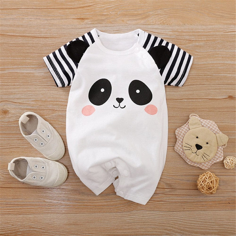 kids and babies M / 0-3M Adorable Babies Fun-Themed Romper -The Palm Beach Baby