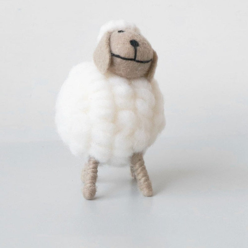 kids and babies accessories M White Cute Handmade Farm Sheep -The Palm Beach Baby