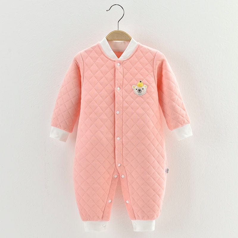 kids and babies 1 / 59 fit 0M-3M / China Winter-War, Quilted Baby's Romper -The Palm Beach Baby