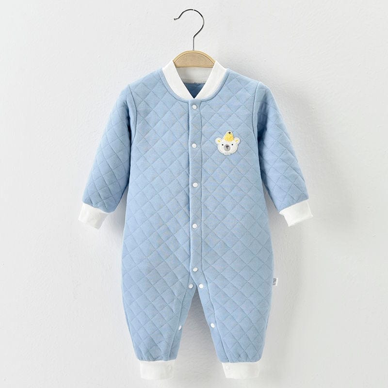 kids and babies 3 / 59 fit 0M-3M / China Winter-War, Quilted Baby's Romper -The Palm Beach Baby