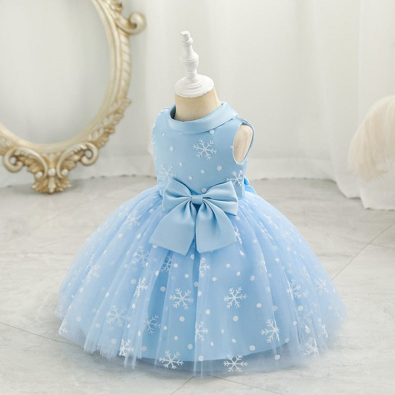 kids and babies as picture 1 / 12M / China Elegant Snowflake Party Dress -The Palm Beach Baby