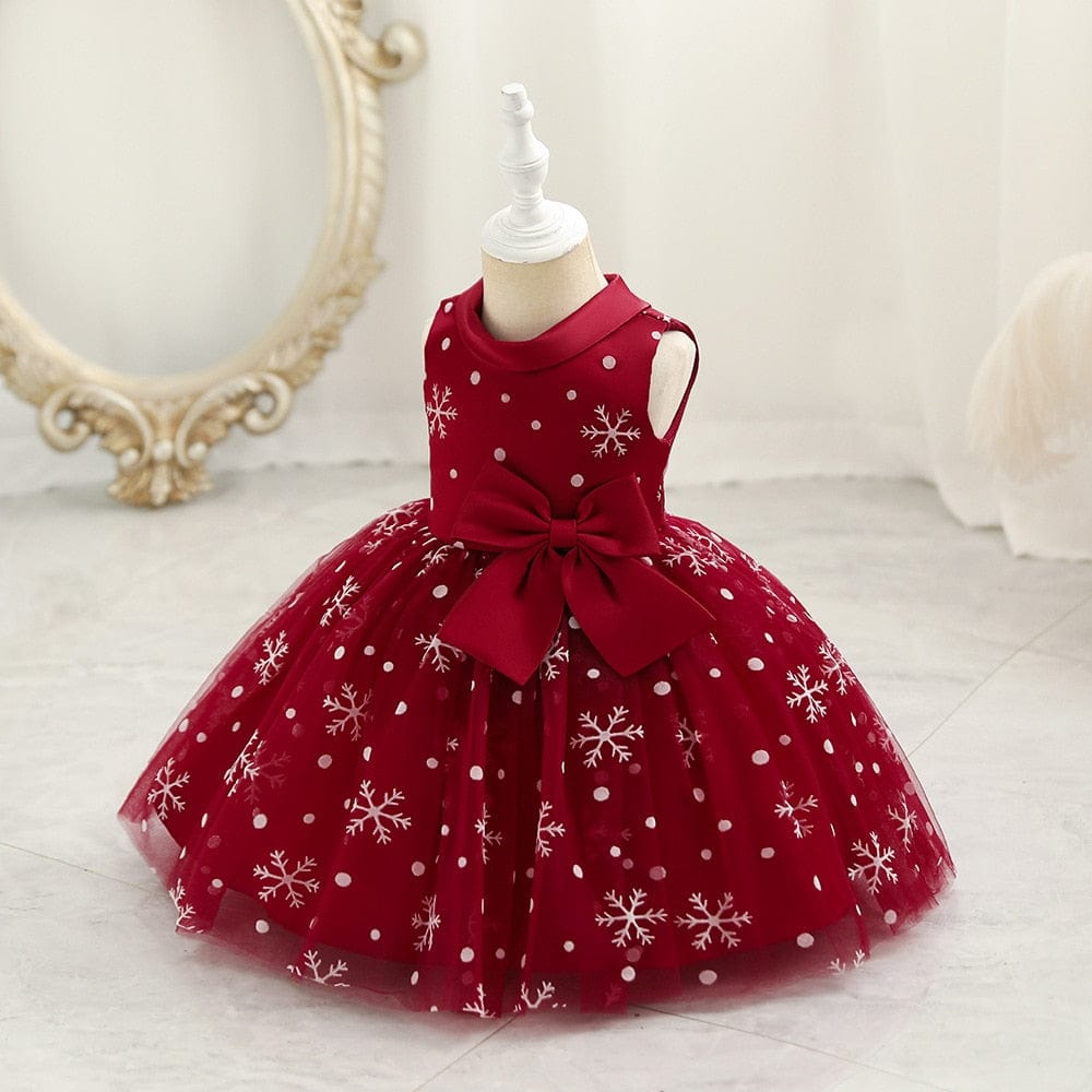 kids and babies as picture 3 / 12M / China Elegant Snowflake Party Dress -The Palm Beach Baby