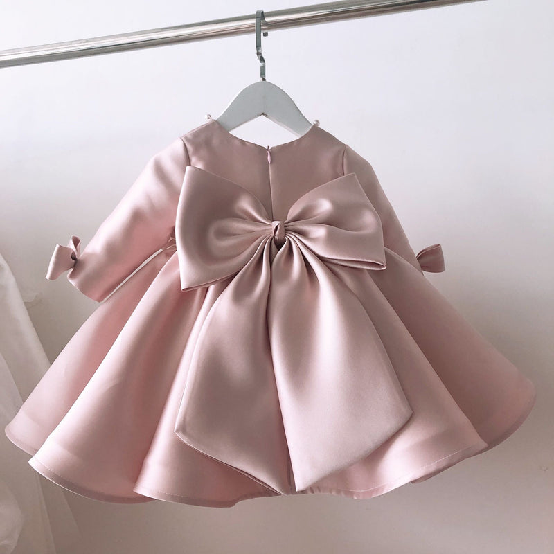 baby and kids apparel "Tiffany" Tulle Pearl Beaded Special Occasion Dress -The Palm Beach Baby