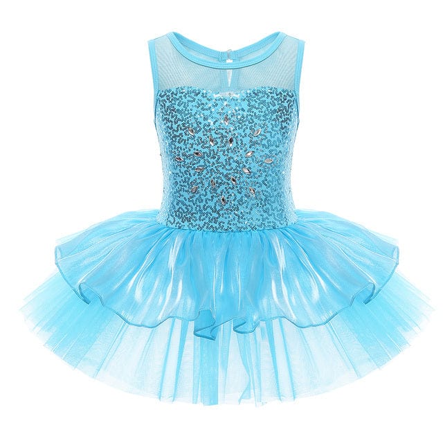 Baby & Kids Apparel B-Blue / 6 "Katrina-Elise" Ballet/Dance Dress -The Palm Beach Baby
