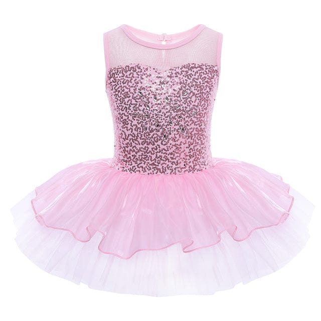 Baby & Kids Apparel B-Pink / 6 "Katrina-Elise" Ballet/Dance Dress -The Palm Beach Baby
