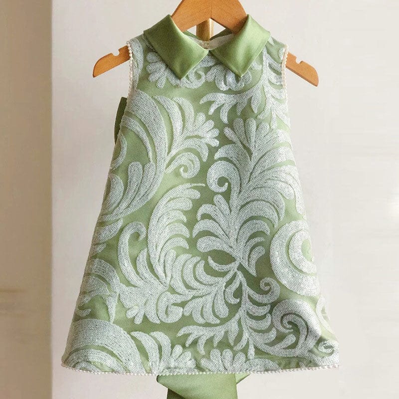 baby and kids apparel "Serena-Ann" Lace Party Dress -The Palm Beach Baby