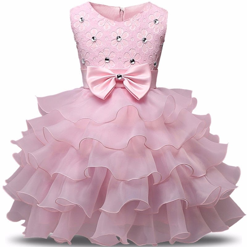 kids and babies AF / 3T "Solange-Marie" Crystal Bodice Special Occasion Dress -The Palm Beach Baby