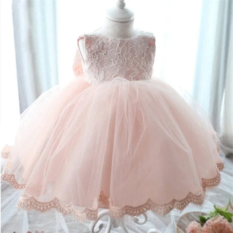 kids lace dress Serena Tulle Lace Dress for Baby Girls – The Palm Beach Baby