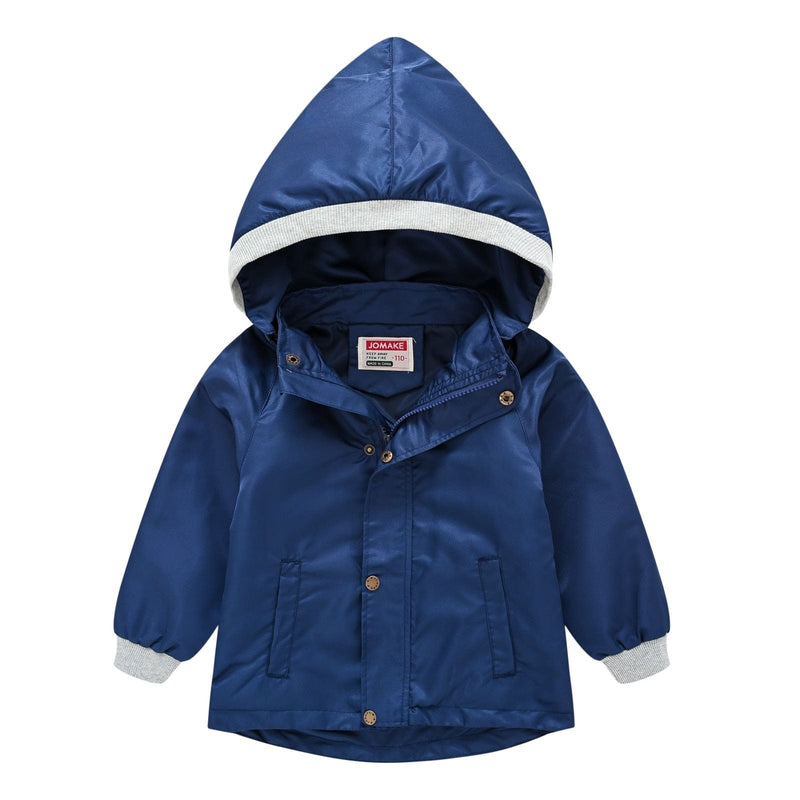 babies and kids clothes B / 90cm / United States Children's Hooded Waterproof Jacket (9 Colors) -The Palm Beach Baby
