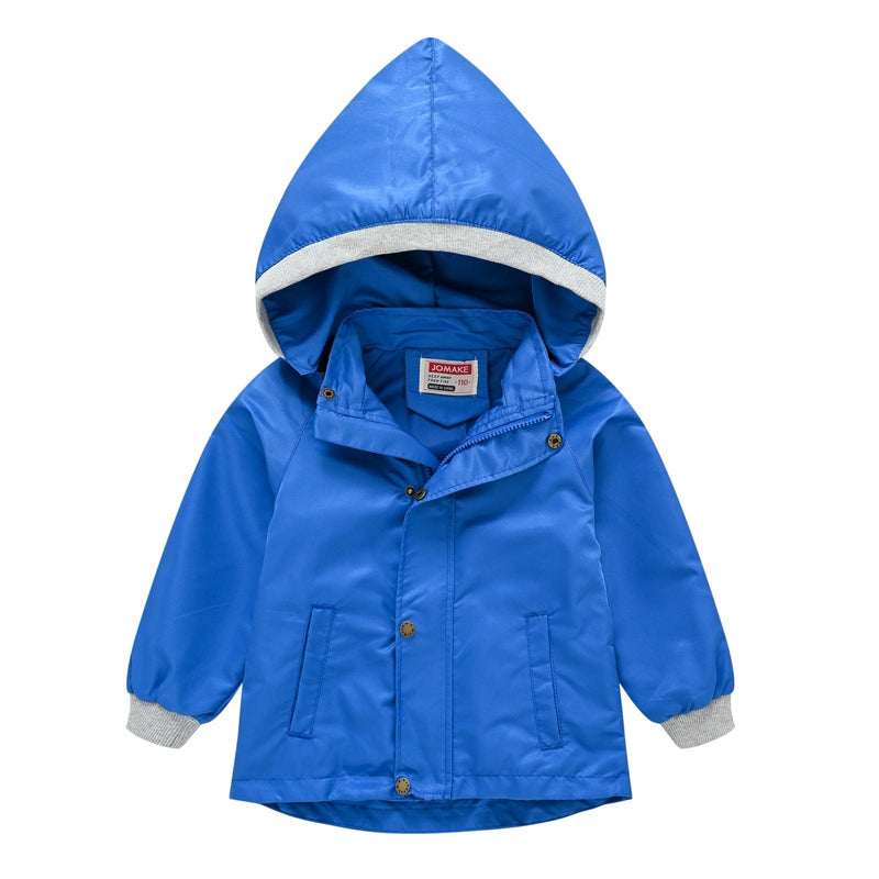 babies and kids clothes D / 90cm / United States Children's Hooded Waterproof Jacket (9 Colors) -The Palm Beach Baby