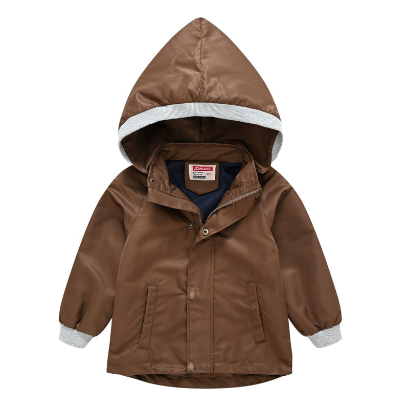babies and kids clothes F / 90cm / United States Children's Hooded Waterproof Jacket (9 Colors) -The Palm Beach Baby