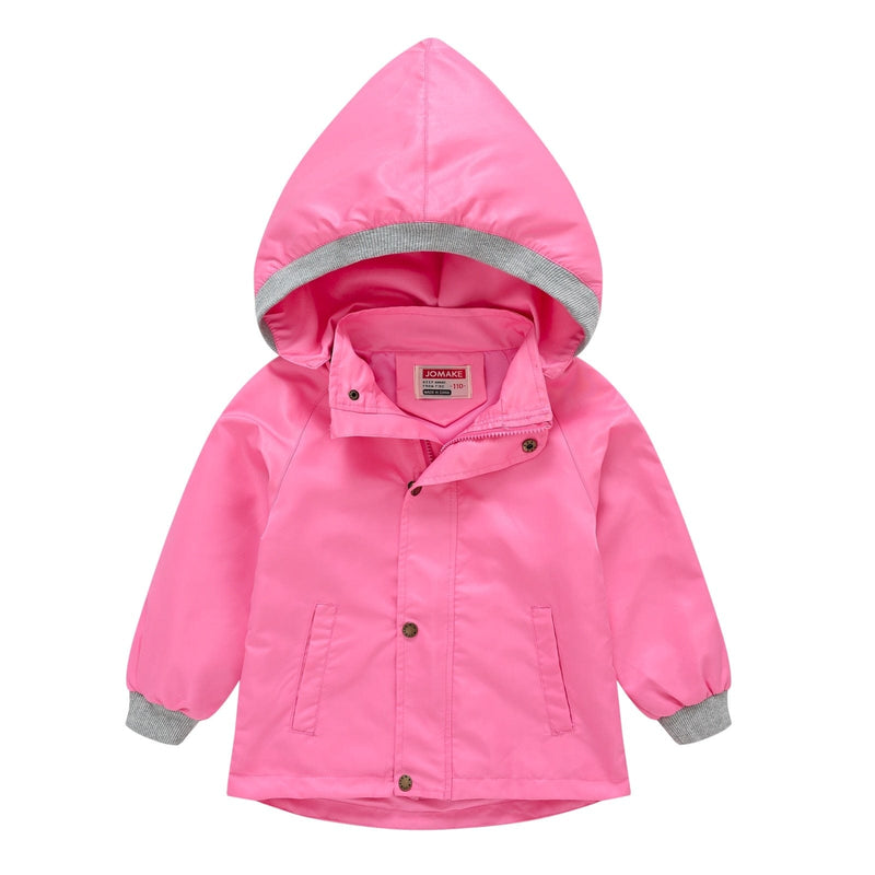 babies and kids clothes I / 90cm / United States Children's Hooded Waterproof Jacket (9 Colors) -The Palm Beach Baby